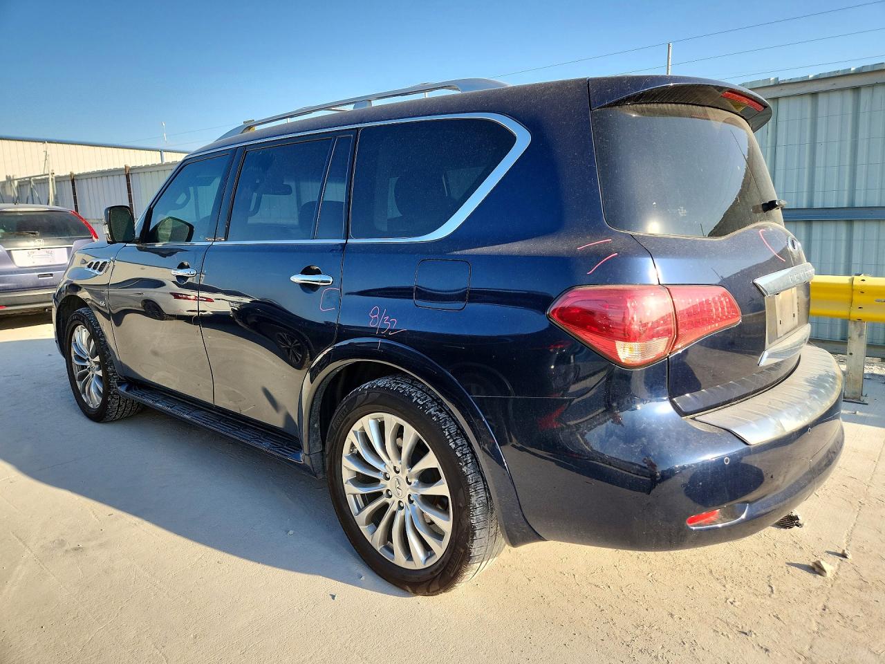 2015 Infiniti Qx80 Base Blue vin: JN8AZ2NE8F9084121