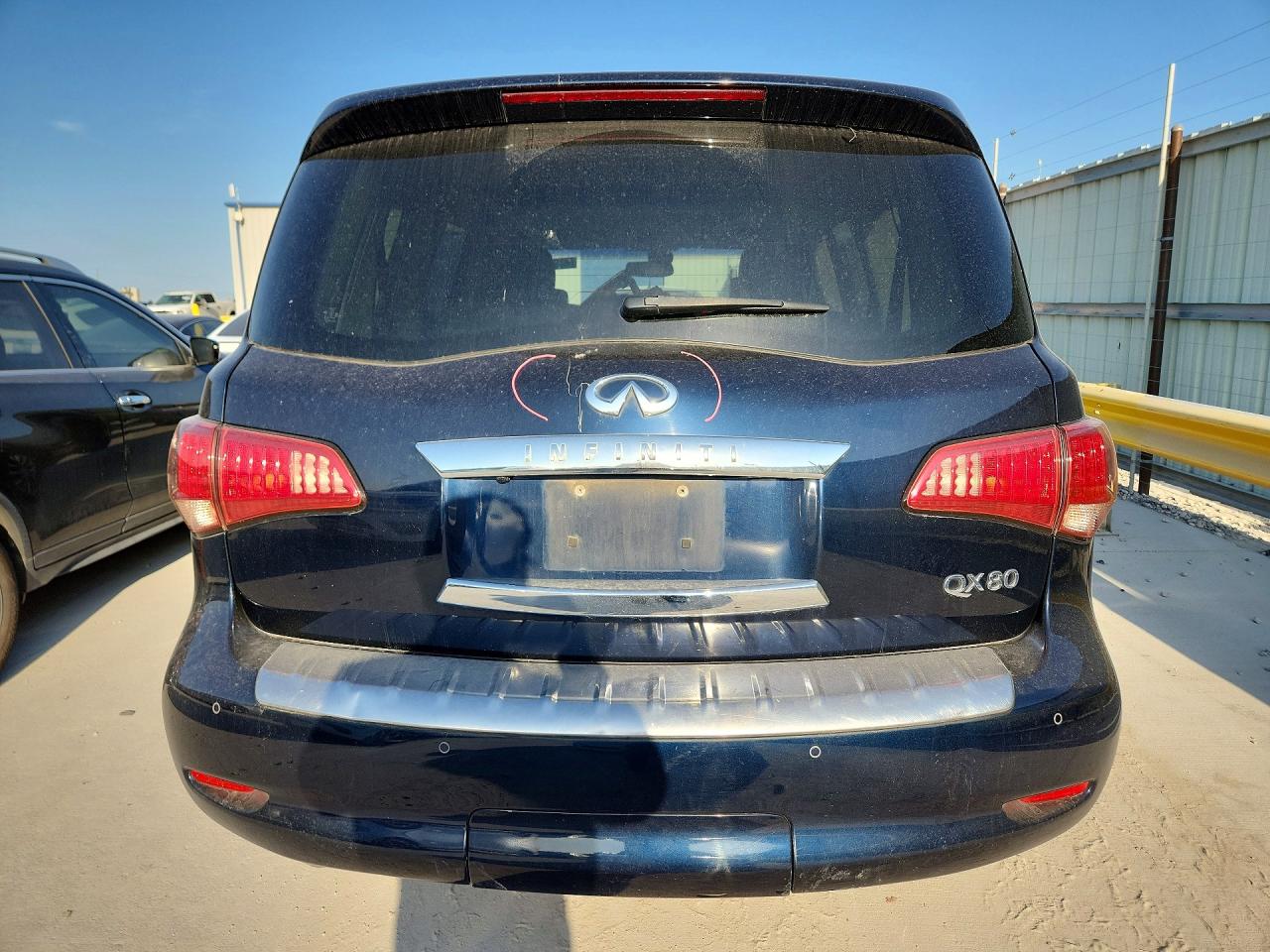 2015 Infiniti Qx80 Base Blue vin: JN8AZ2NE8F9084121
