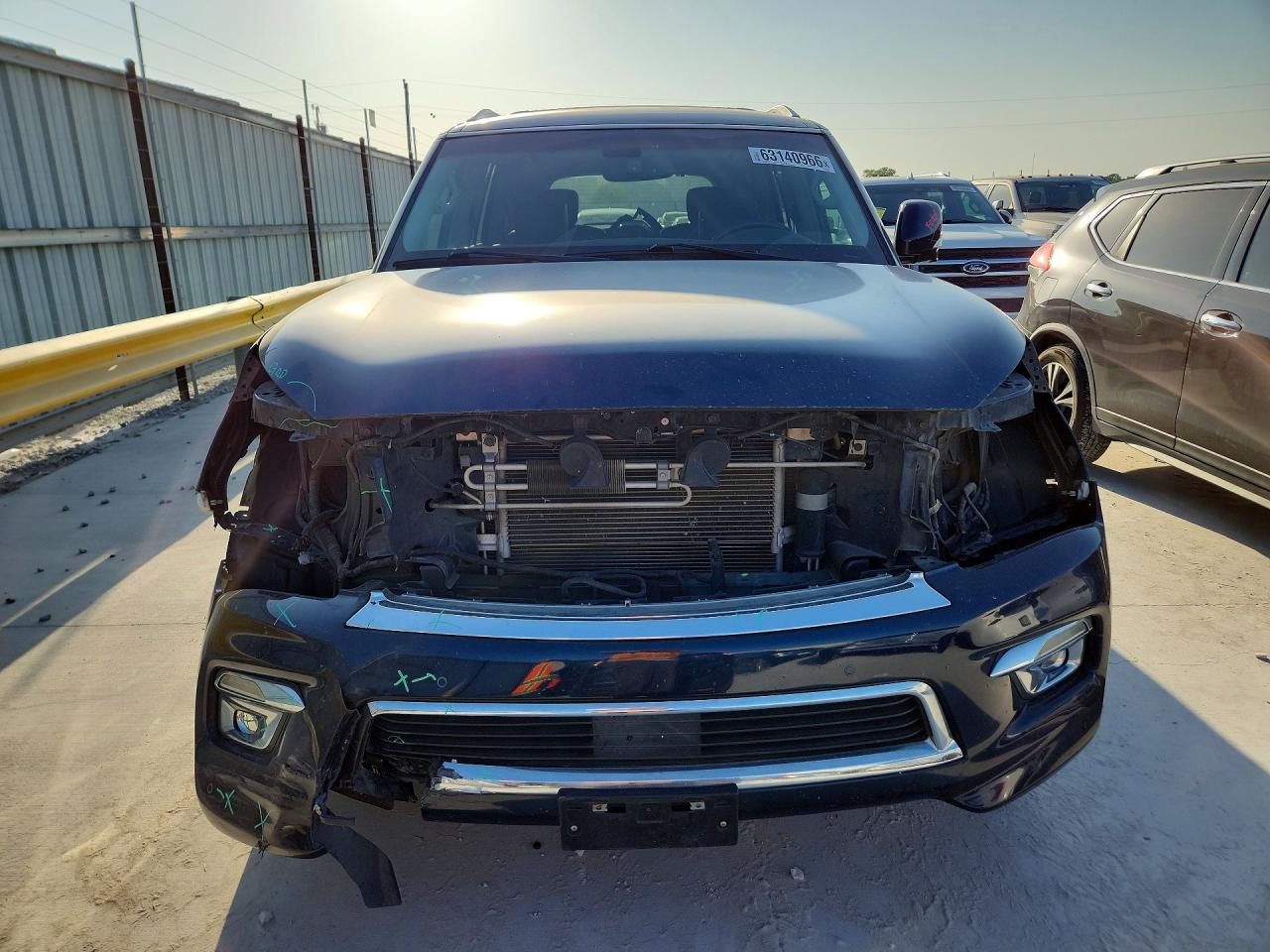 2015 Infiniti Qx80 Base Blue vin: JN8AZ2NE8F9084121