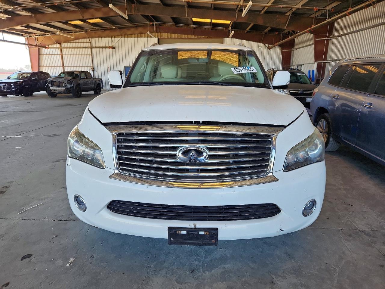 2011 Infiniti Qx56 Base White vin: JN8AZ2NE9B9000981