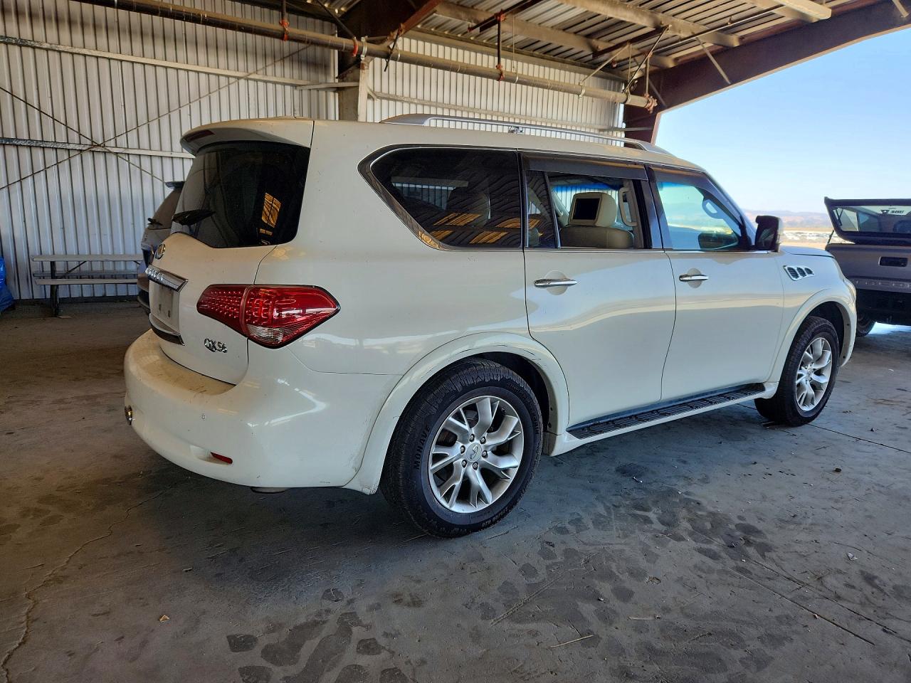 2011 Infiniti Qx56 Base White vin: JN8AZ2NE9B9000981