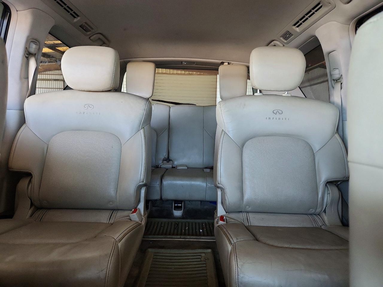 2011 Infiniti Qx56 Base White vin: JN8AZ2NE9B9000981
