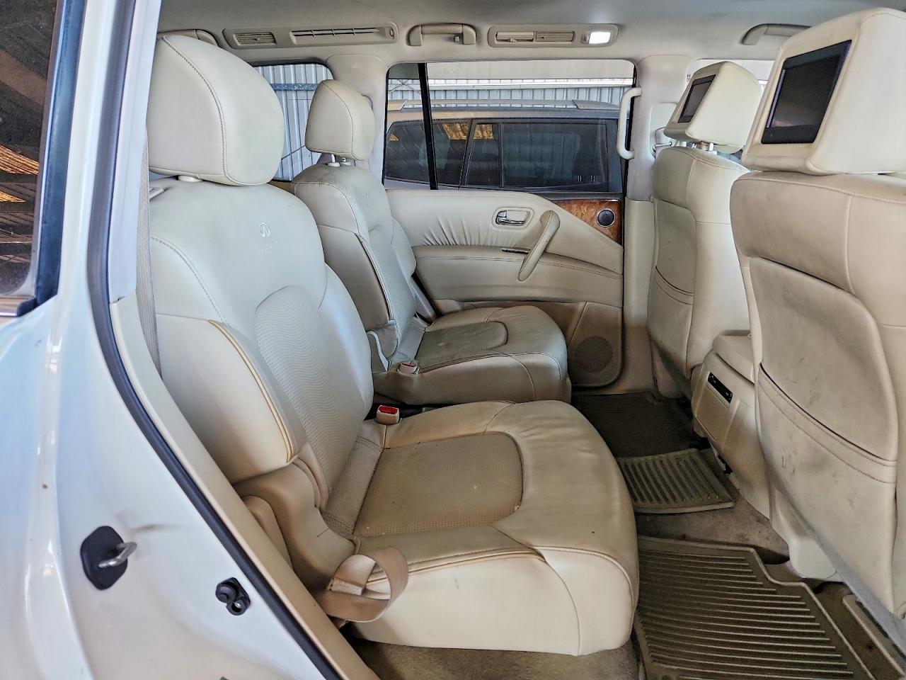 2011 Infiniti Qx56 Base White vin: JN8AZ2NE9B9000981