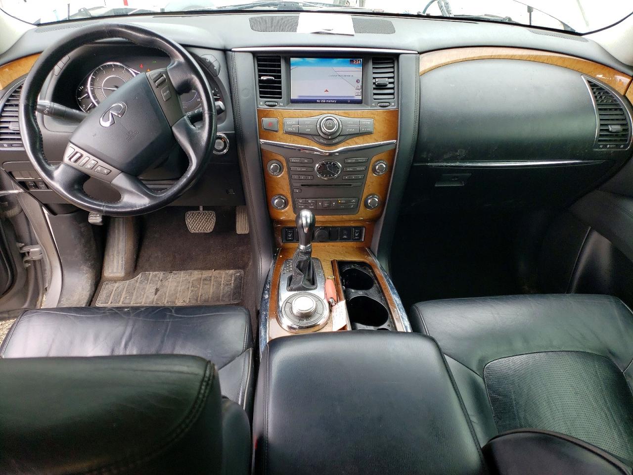 2011 Infiniti Qx56 Base Gray vin: JN8AZ2NE9B9001869