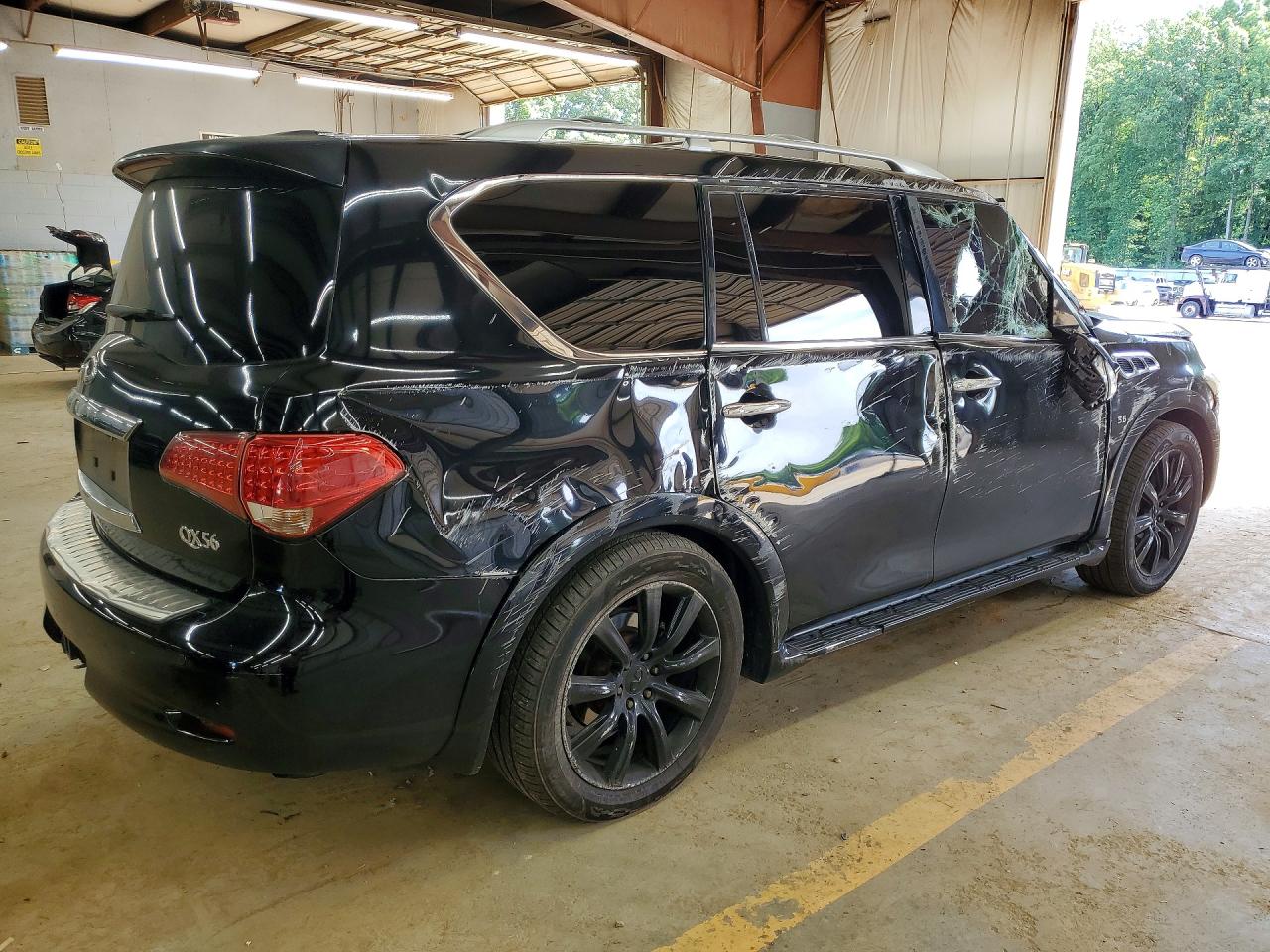 2012 Infiniti Qx56 Base Black vin: JN8AZ2NE9C9016020