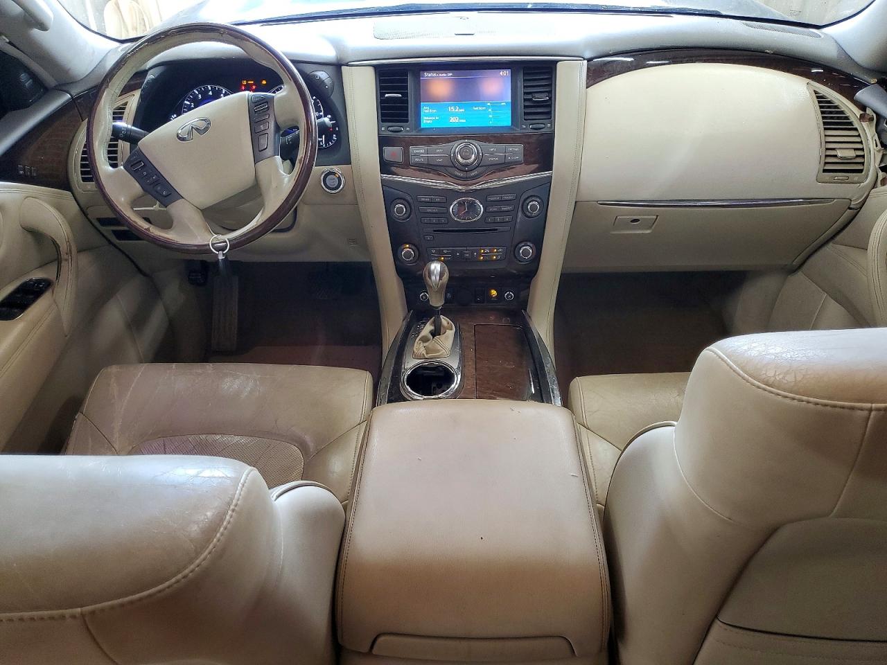 2012 Infiniti Qx56 Base Black vin: JN8AZ2NE9C9016020