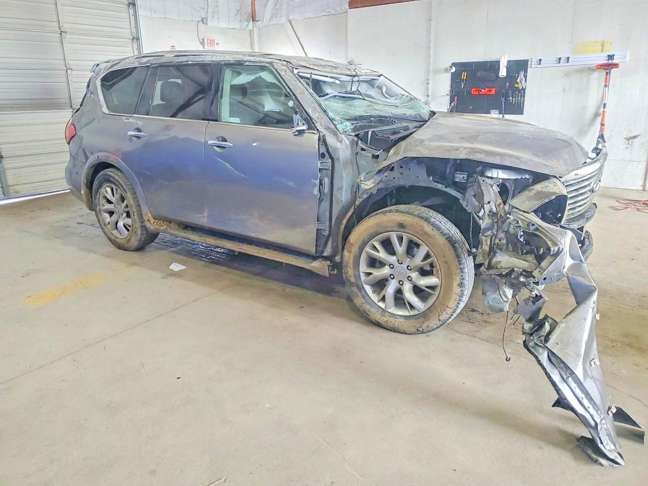 2012 Infiniti Qx56 Base Tan vin: JN8AZ2NE9C9023744