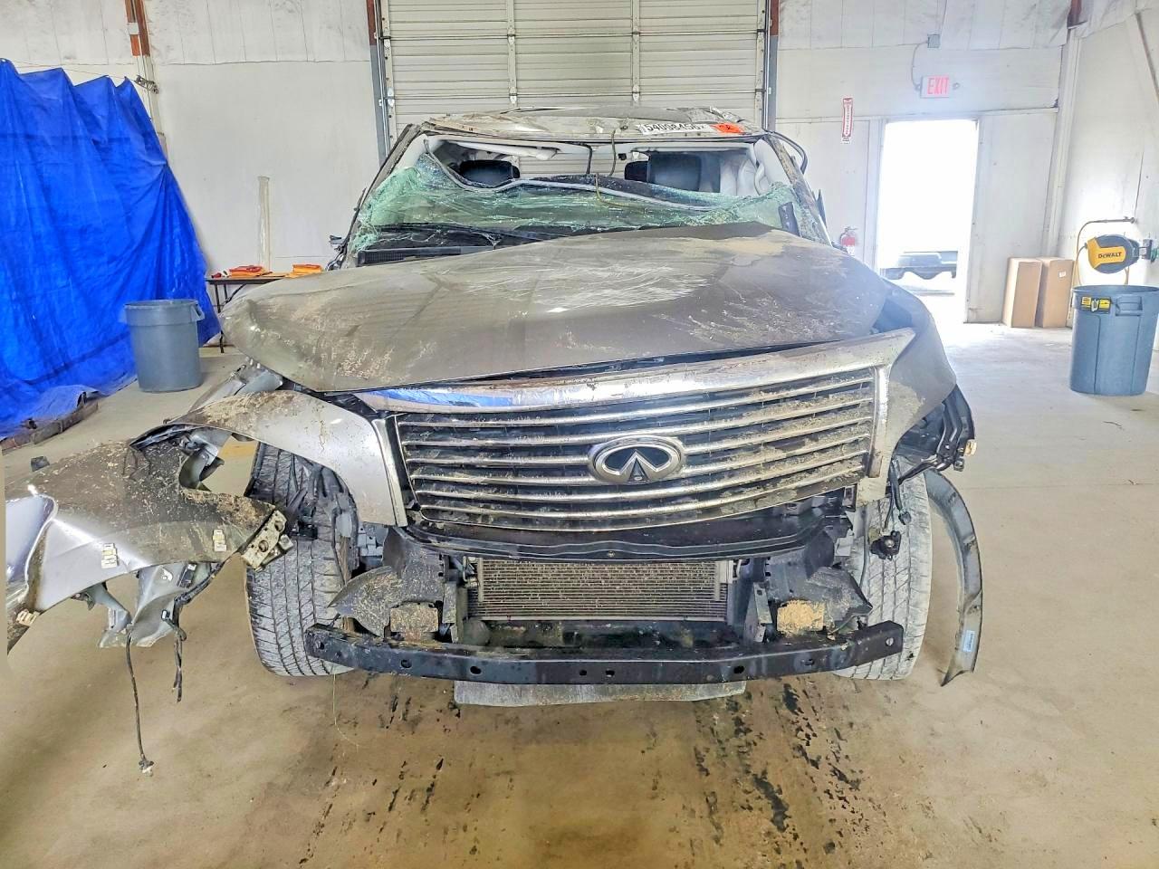 2012 Infiniti Qx56 Base Tan vin: JN8AZ2NE9C9023744