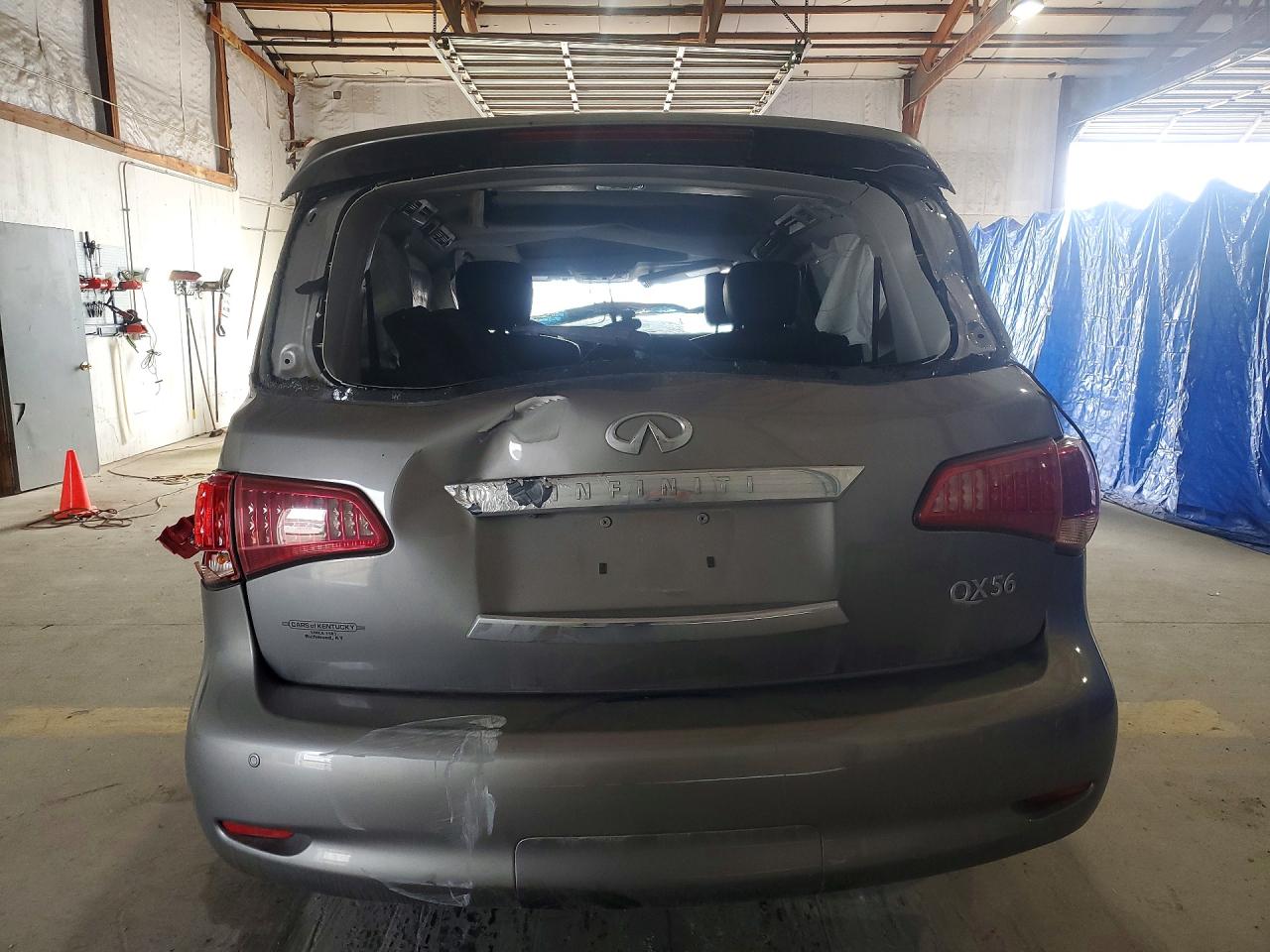 2012 Infiniti Qx56 Base Tan vin: JN8AZ2NE9C9023744
