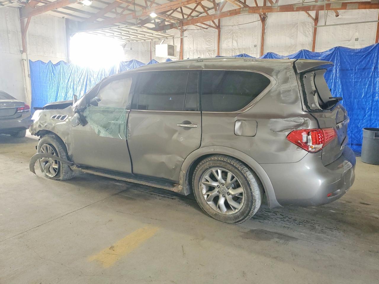 2012 Infiniti Qx56 Base Tan vin: JN8AZ2NE9C9023744