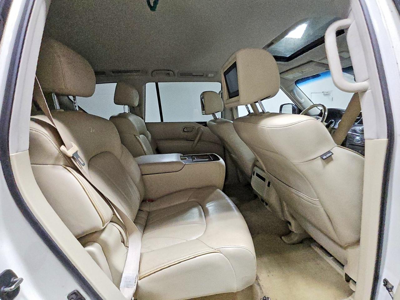 2013 Infiniti Qx56 Base White vin: JN8AZ2NE9D9040481