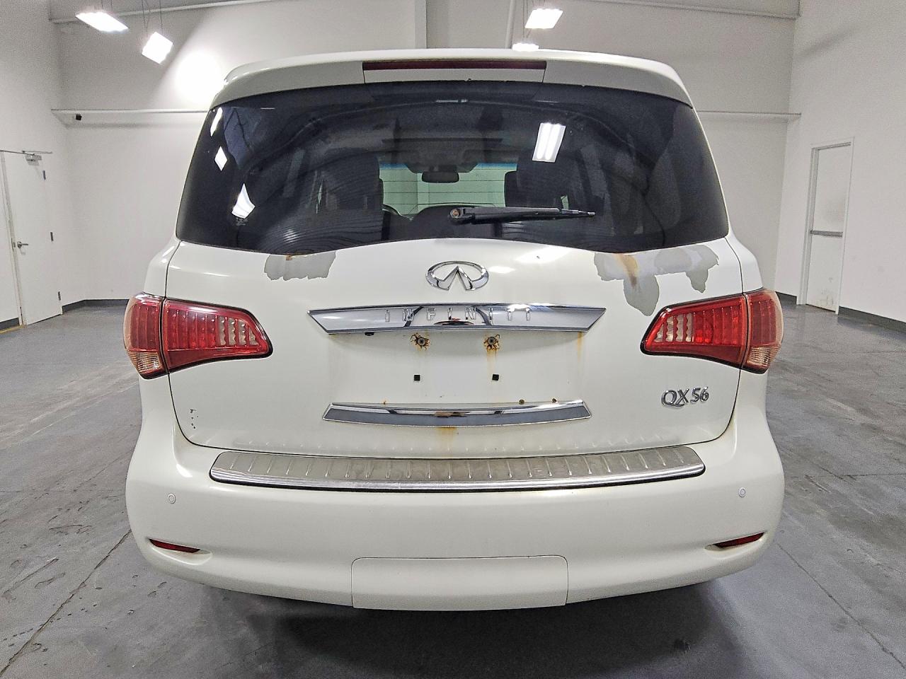 2013 Infiniti Qx56 Base White vin: JN8AZ2NE9D9040481