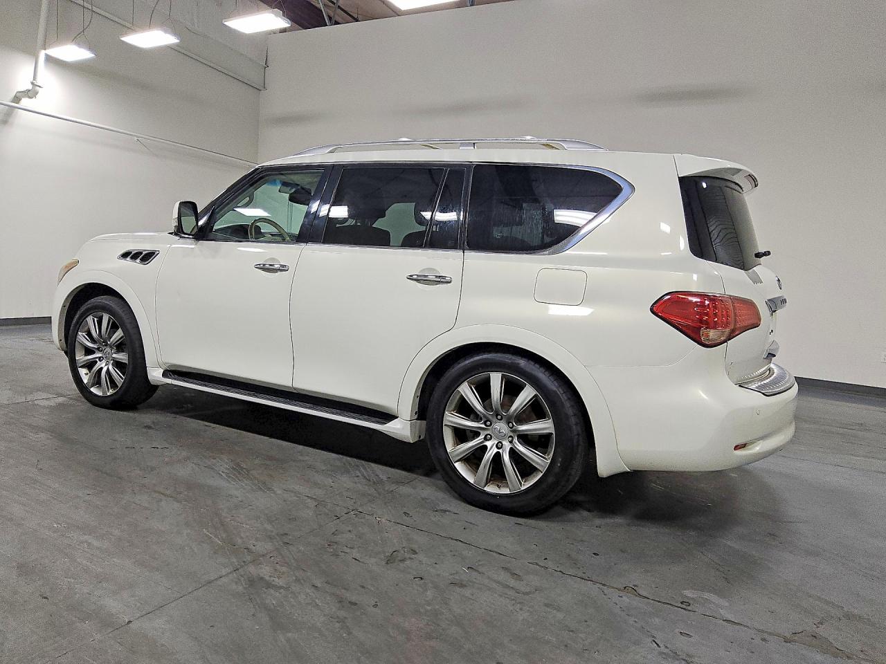 2013 Infiniti Qx56 Base White vin: JN8AZ2NE9D9040481