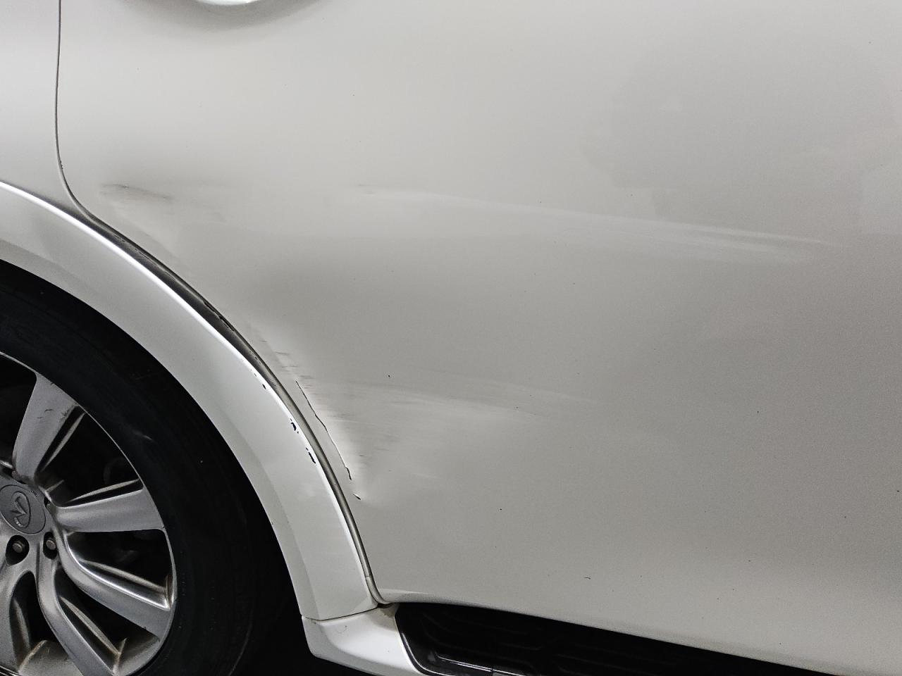 2013 Infiniti Qx56 Base White vin: JN8AZ2NE9D9040481 Damage: Right Rear Door, Dent(S) W/ Paint Dmg, > 12 Inches