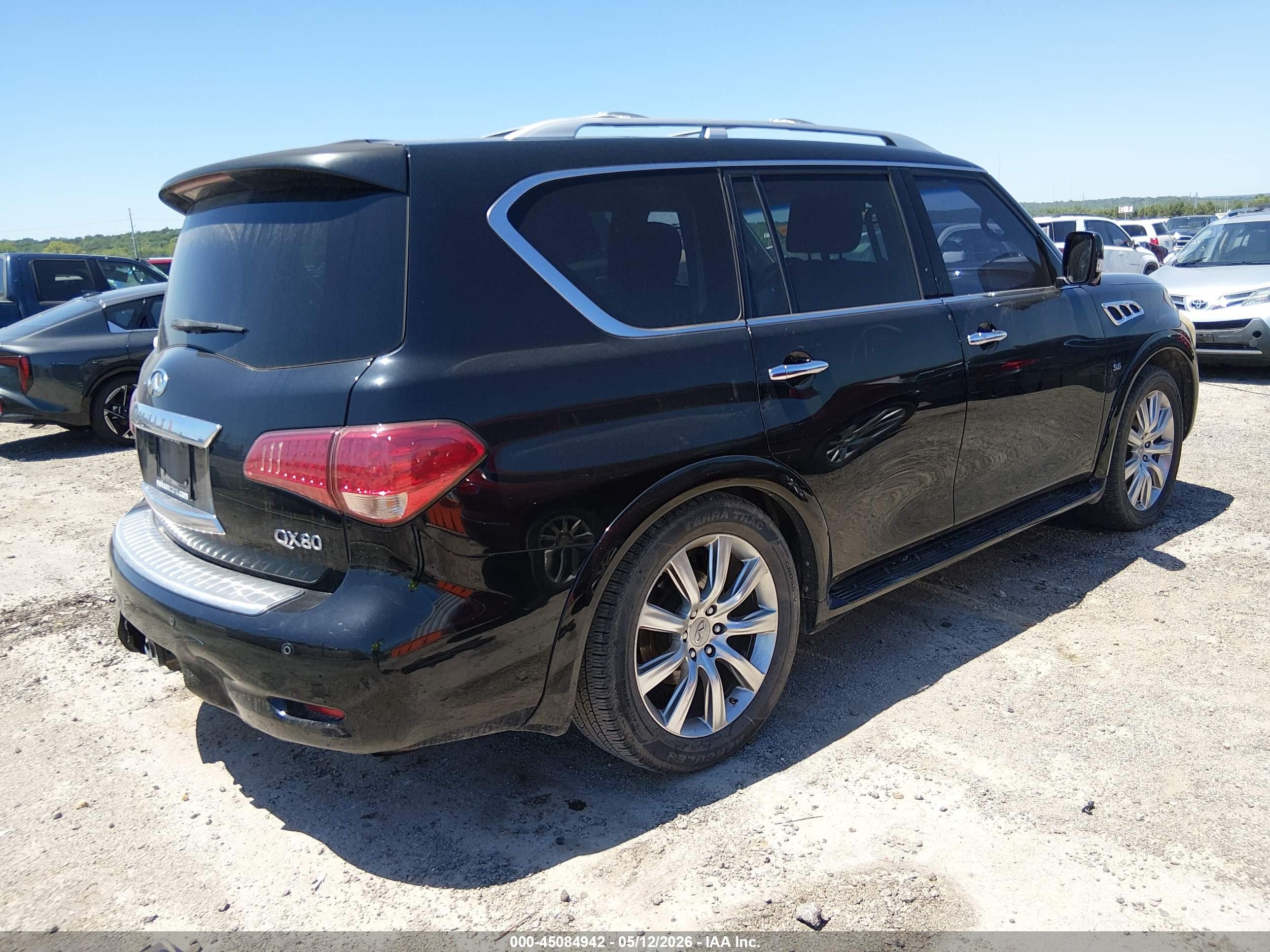 2014 Infiniti Qx80   Black vin: JN8AZ2NE9E9067097