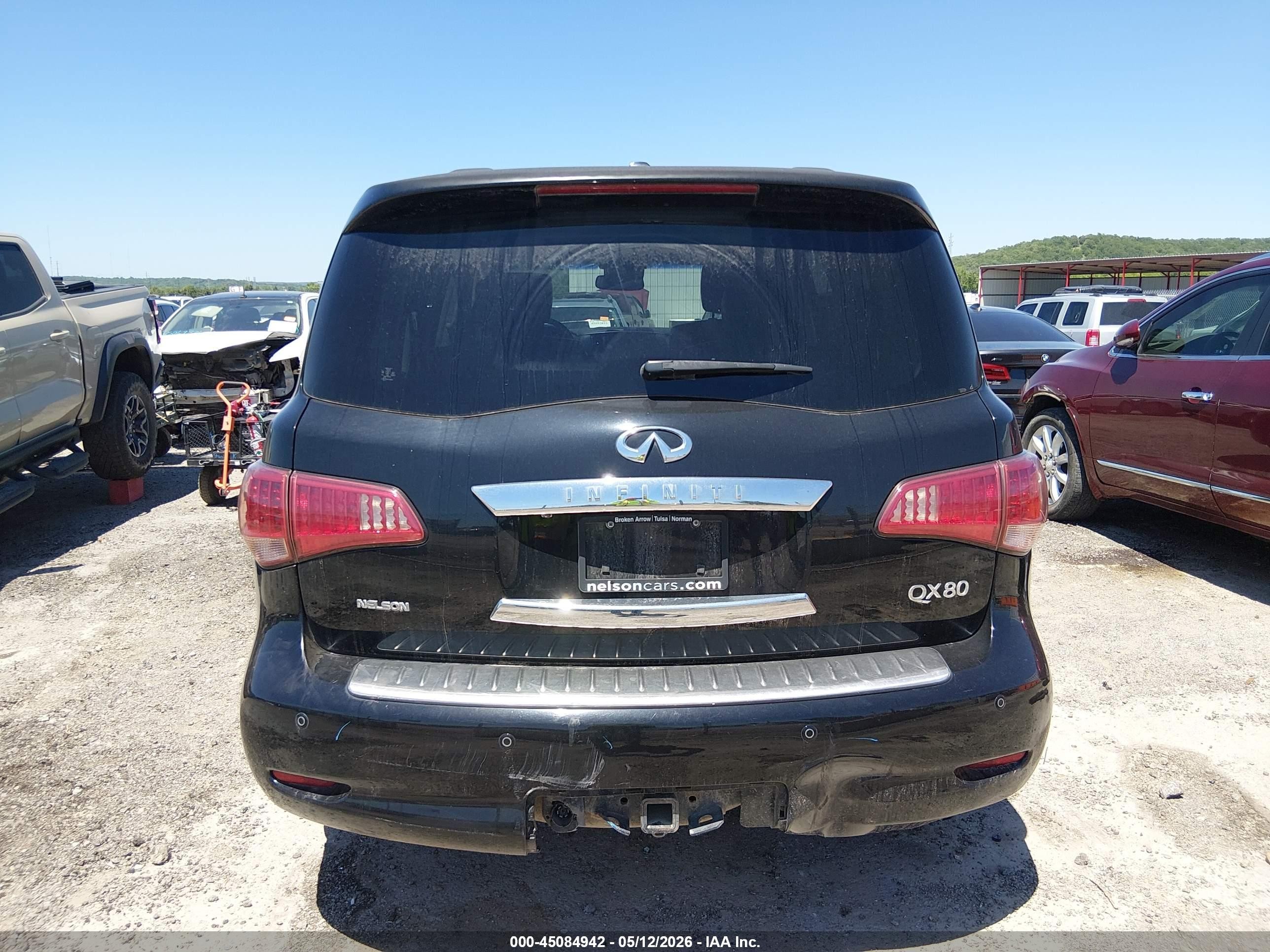 2014 Infiniti Qx80   Black vin: JN8AZ2NE9E9067097