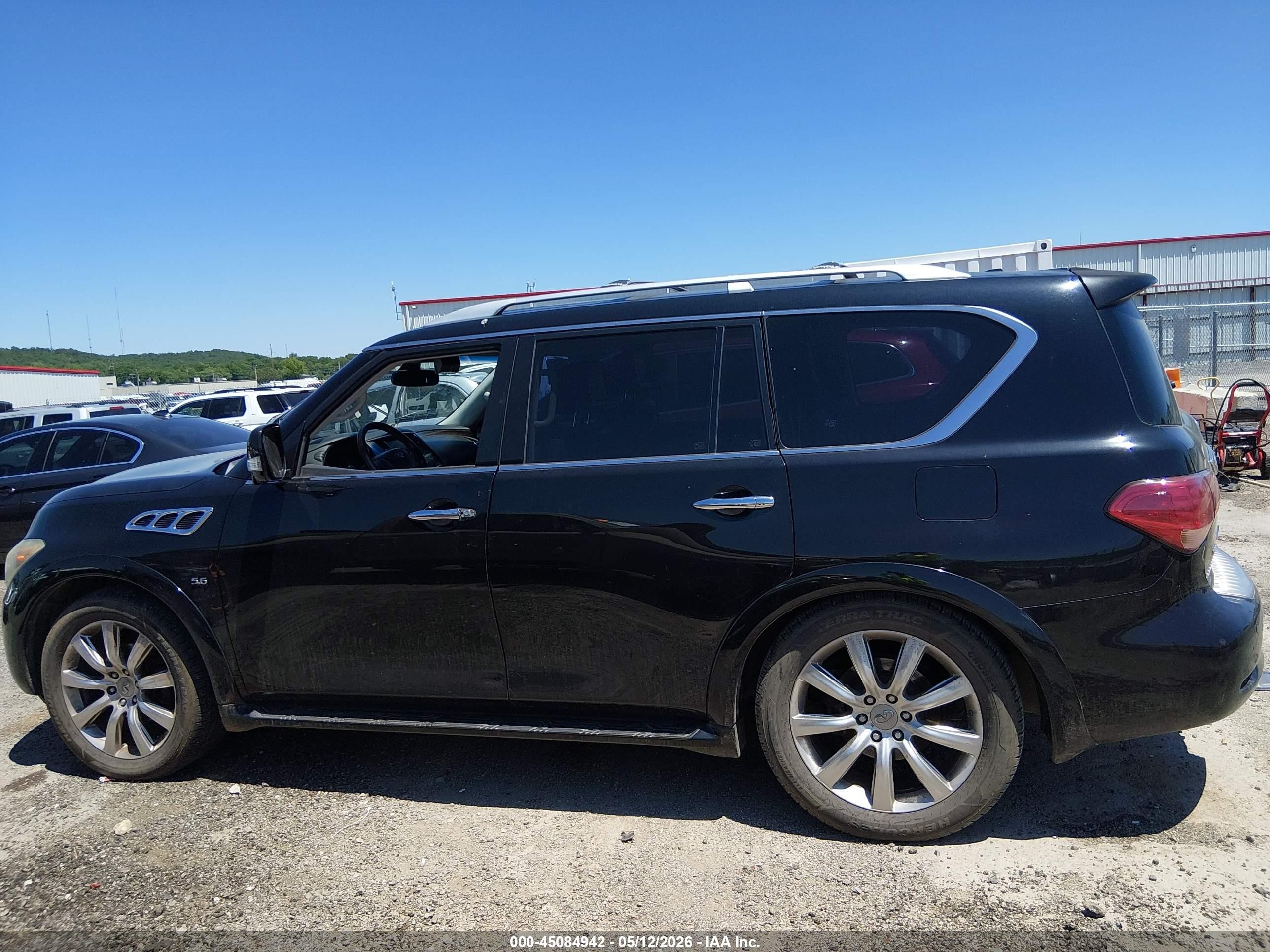 2014 Infiniti Qx80   Black vin: JN8AZ2NE9E9067097