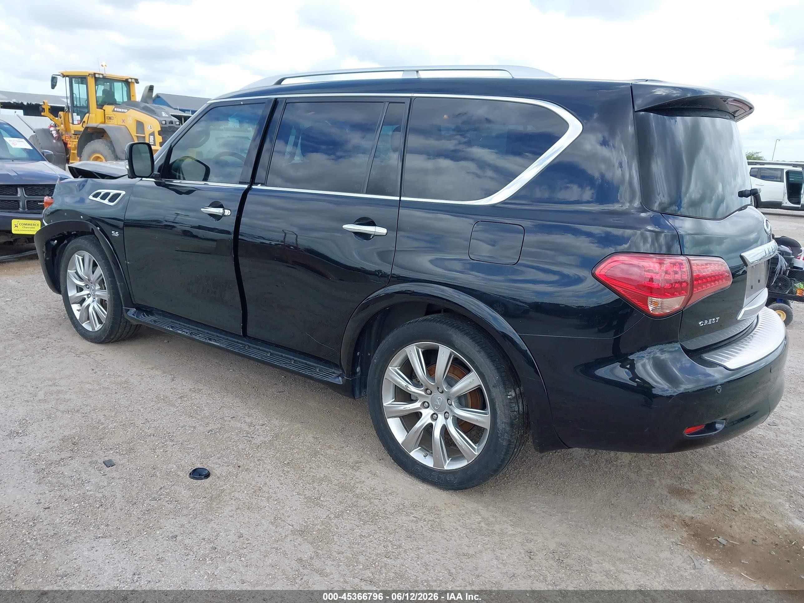 2014 Infiniti Qx80   Black vin: JN8AZ2NE9E9069173