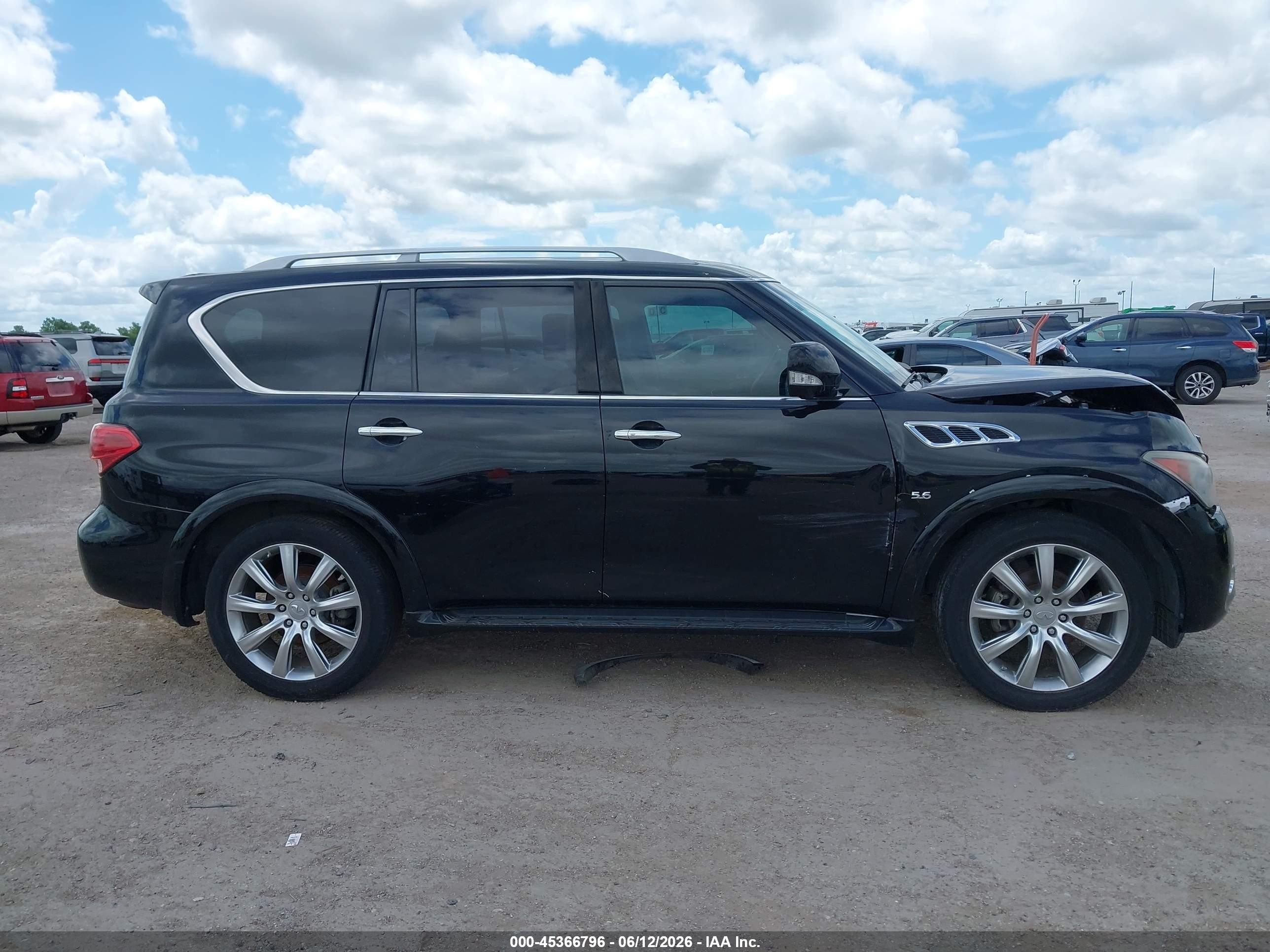 2014 Infiniti Qx80   Black vin: JN8AZ2NE9E9069173