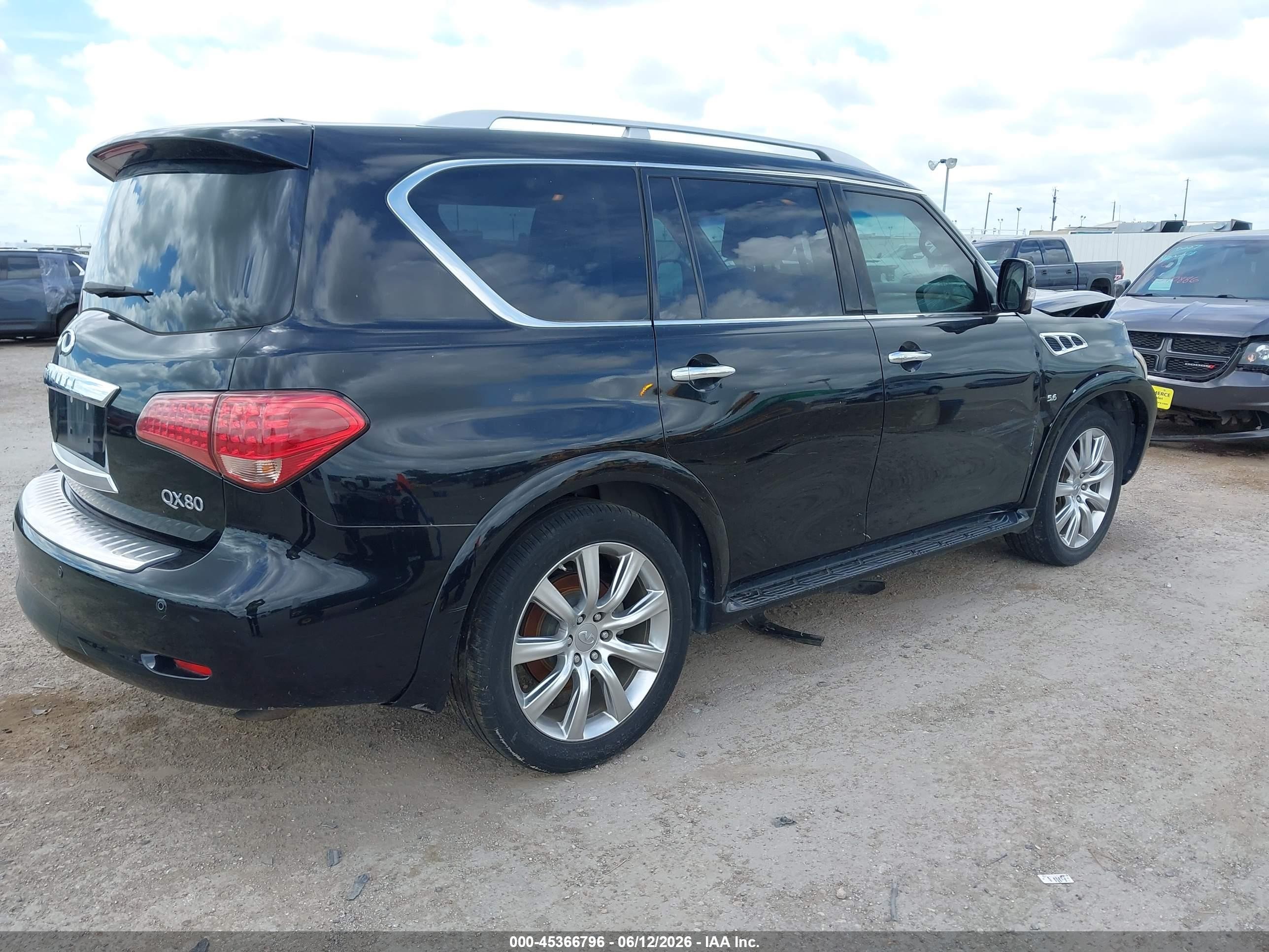 2014 Infiniti Qx80   Black vin: JN8AZ2NE9E9069173