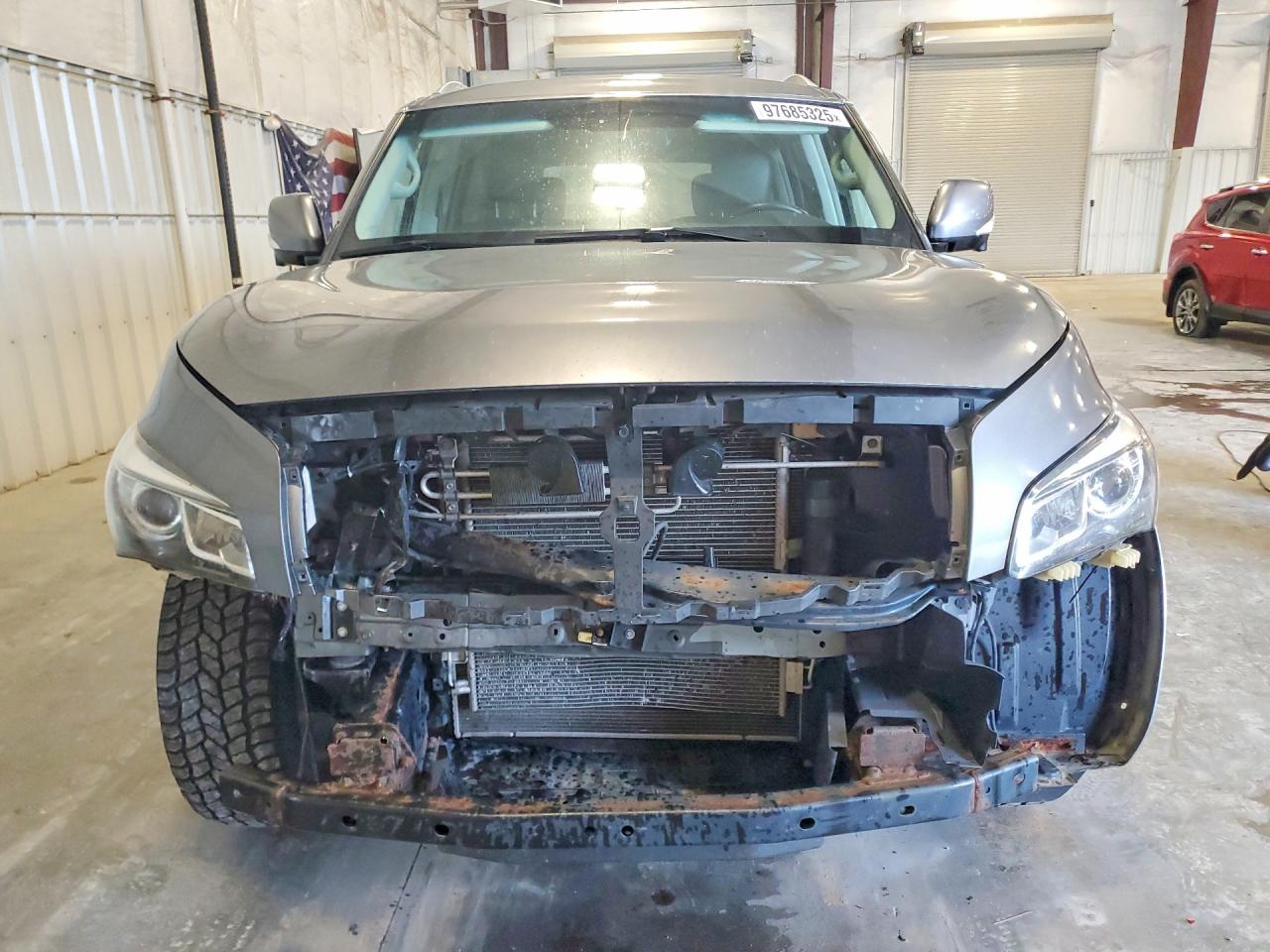 2015 Infiniti Qx80 Base Серый vin: JN8AZ2NE9F9082314