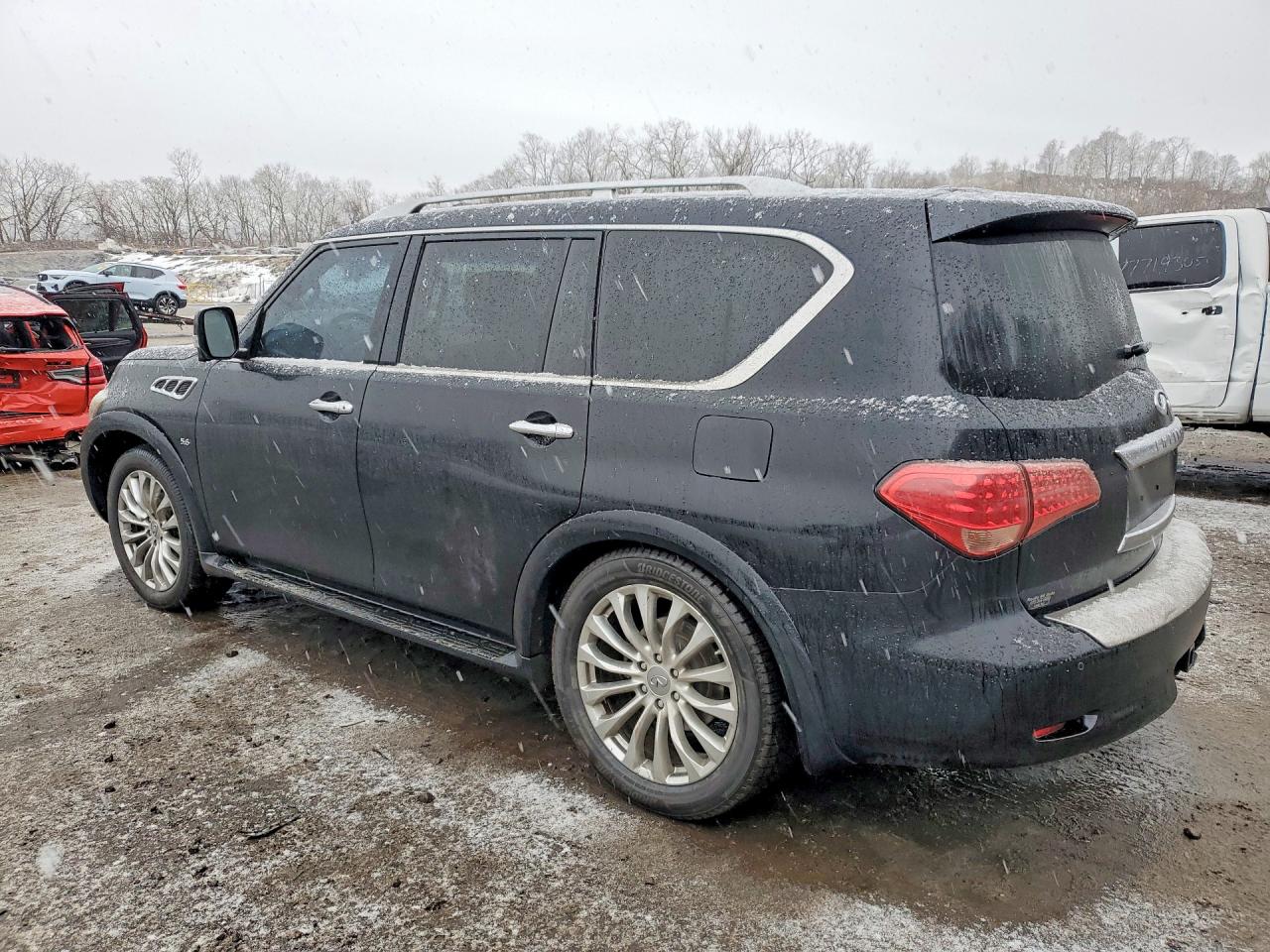 2015 Infiniti Qx80 Черный vin: JN8AZ2NE9F9083432
