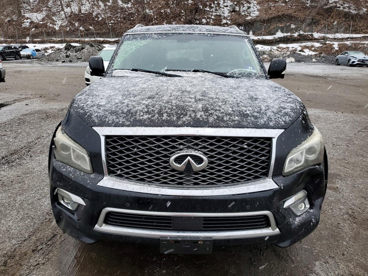 2015 Infiniti Qx80 Черный vin: JN8AZ2NE9F9083432
