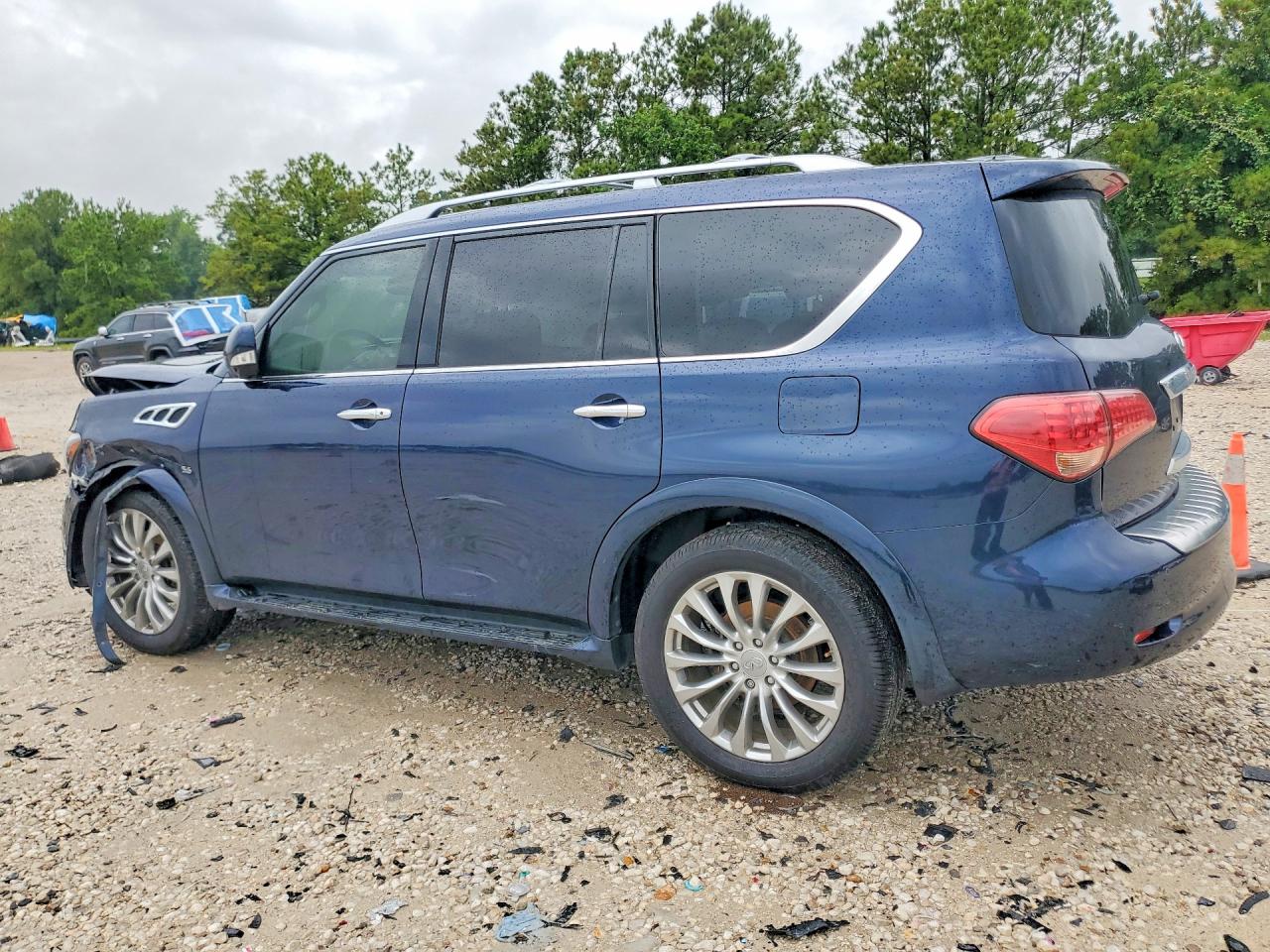 2015 Infiniti Qx80 Base Синий vin: JN8AZ2NE9F9085407