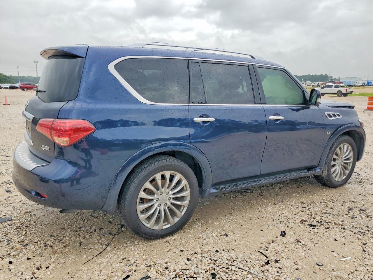 2015 Infiniti Qx80 Base Синий vin: JN8AZ2NE9F9085407