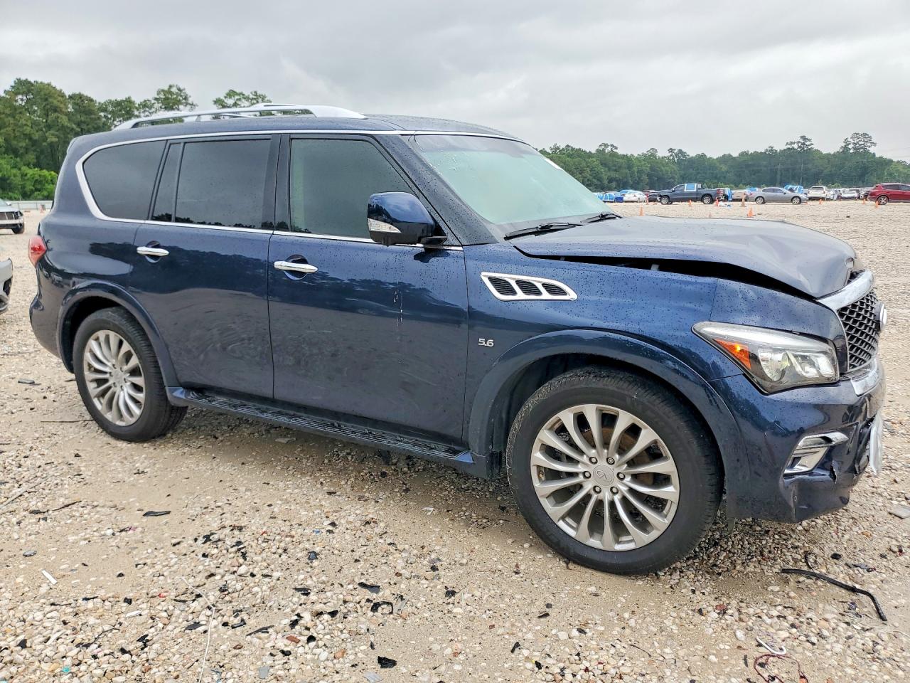 2015 Infiniti Qx80 Base Синий vin: JN8AZ2NE9F9085407