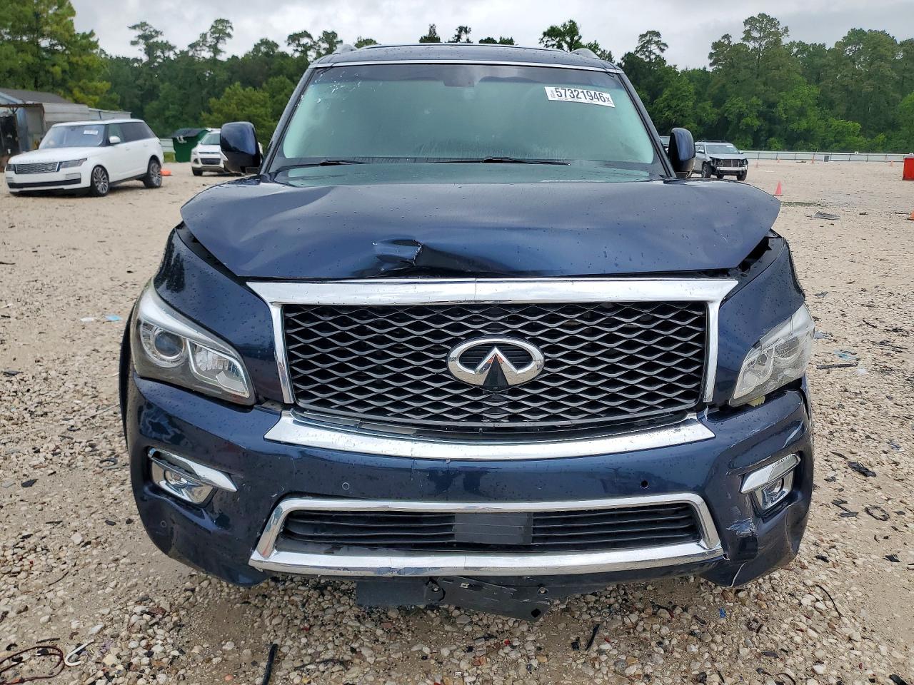 2015 Infiniti Qx80 Base Синий vin: JN8AZ2NE9F9085407