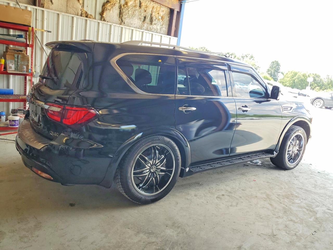 2018 Infiniti Qx80 Base Black vin: JN8AZ2NE9J9192160