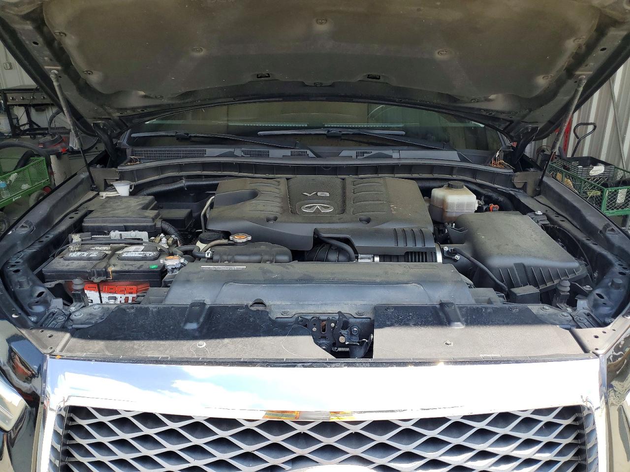 2018 Infiniti Qx80 Base Black vin: JN8AZ2NE9J9192160