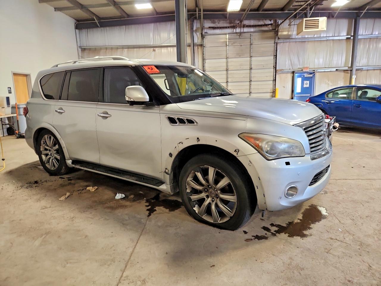 2011 Infiniti Qx56 Base Silver vin: JN8AZ2NEXB9002027