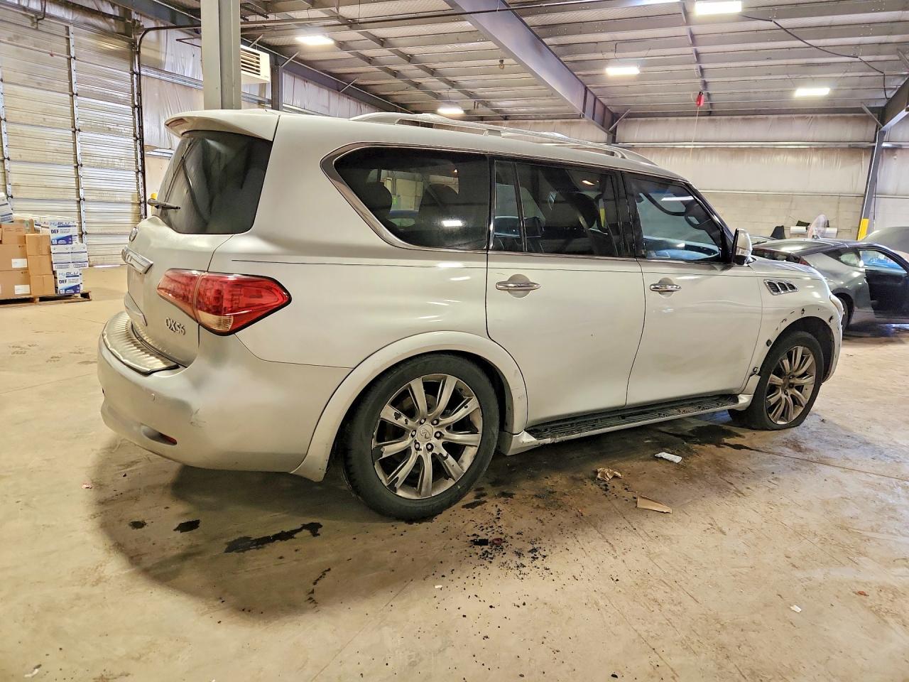 2011 Infiniti Qx56 Base Silver vin: JN8AZ2NEXB9002027