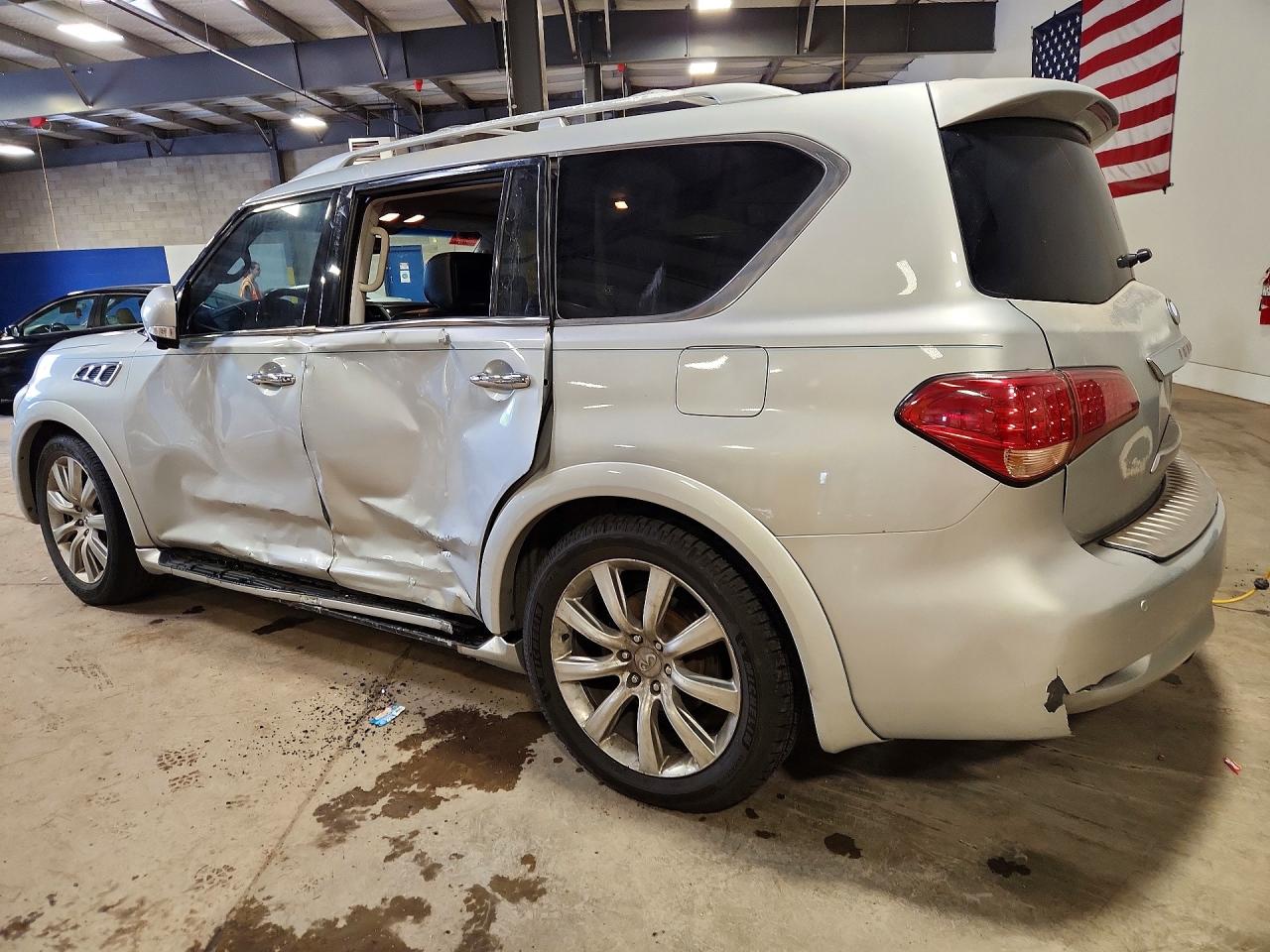 2011 Infiniti Qx56 Base Silver vin: JN8AZ2NEXB9002027