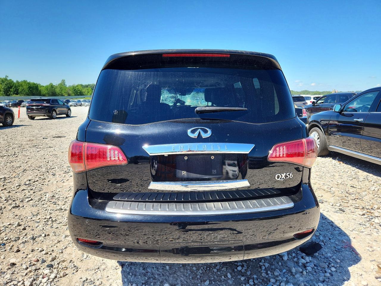 2011 Infiniti Qx56 Base Black vin: JN8AZ2NEXB9002142