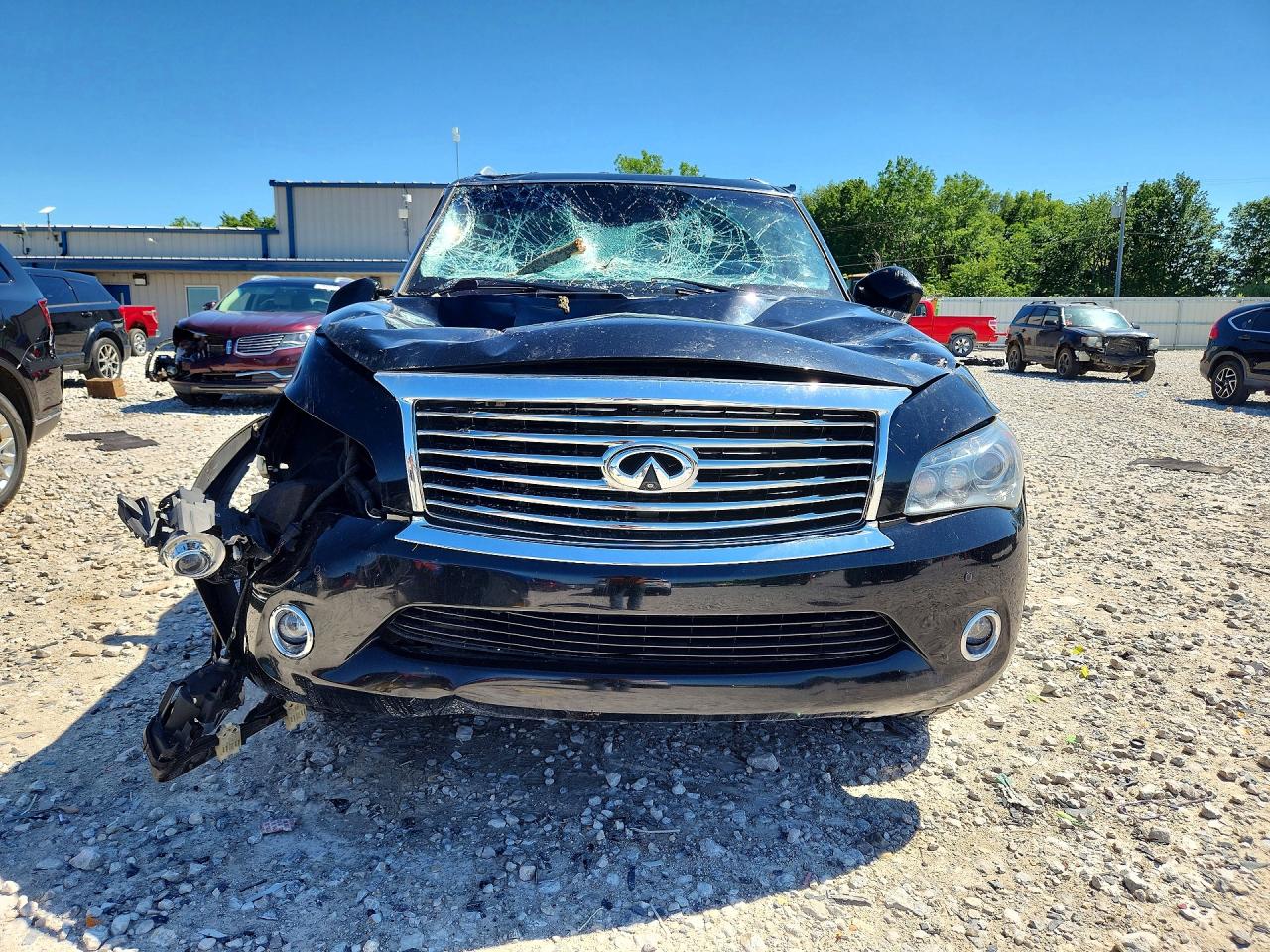 2011 Infiniti Qx56 Base Black vin: JN8AZ2NEXB9002142