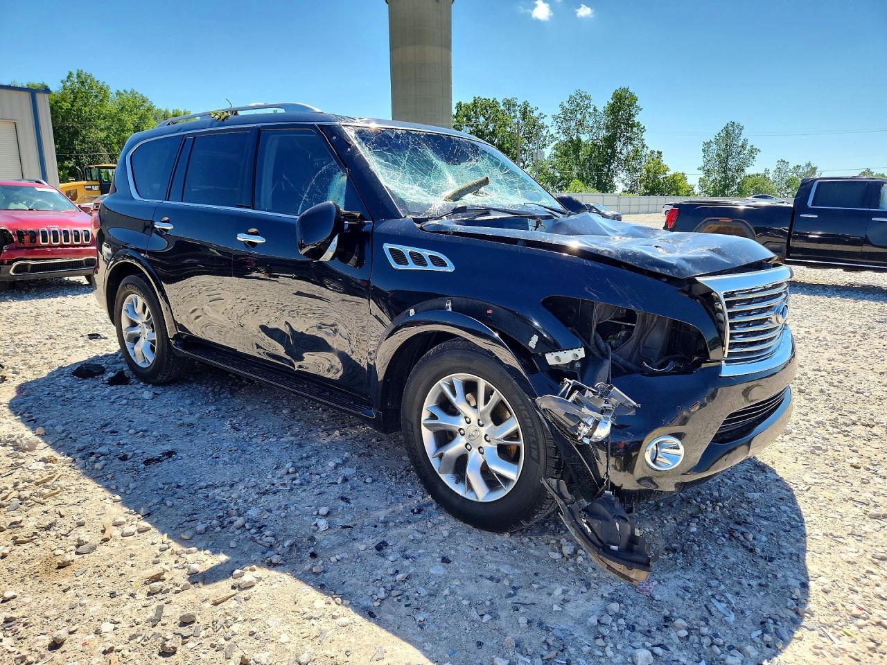 2011 Infiniti Qx56 Base Black vin: JN8AZ2NEXB9002142