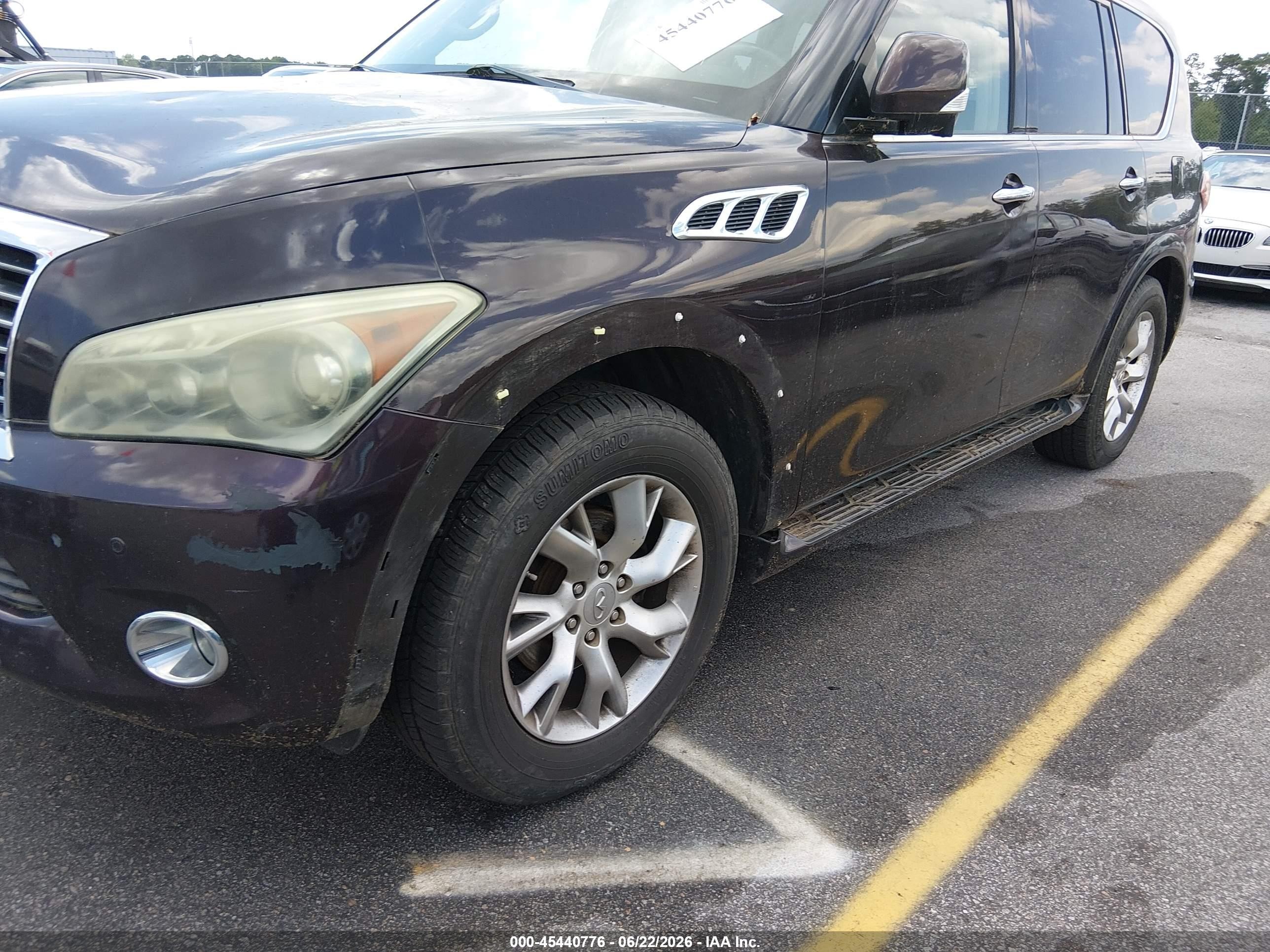 2011 Infiniti Qx56   Коричневый vin: JN8AZ2NEXB9003811
