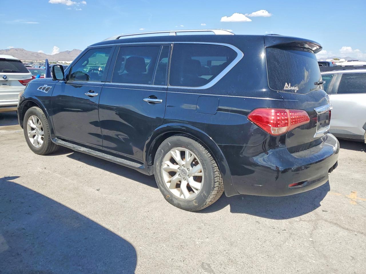 2012 Infiniti Qx56 Base Black vin: JN8AZ2NEXC9015183