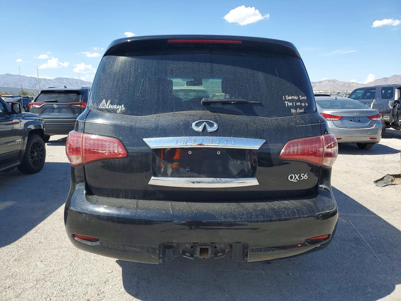 2012 Infiniti Qx56 Base Black vin: JN8AZ2NEXC9015183