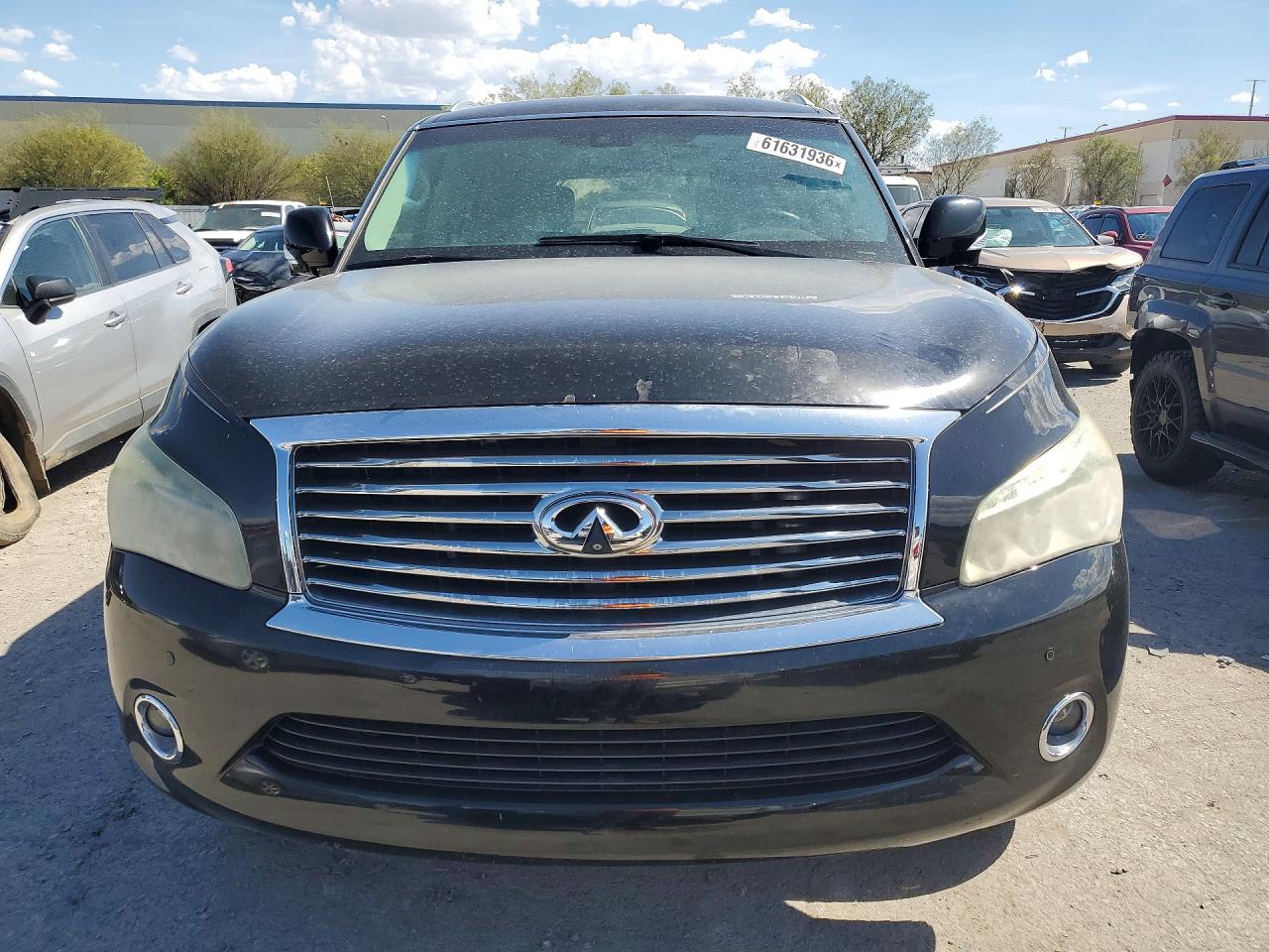 2012 Infiniti Qx56 Base Black vin: JN8AZ2NEXC9015183