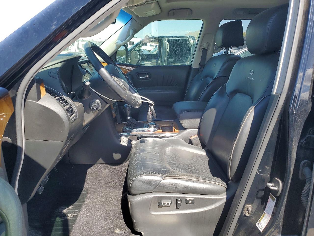 2012 Infiniti Qx56 Base Black vin: JN8AZ2NEXC9015183