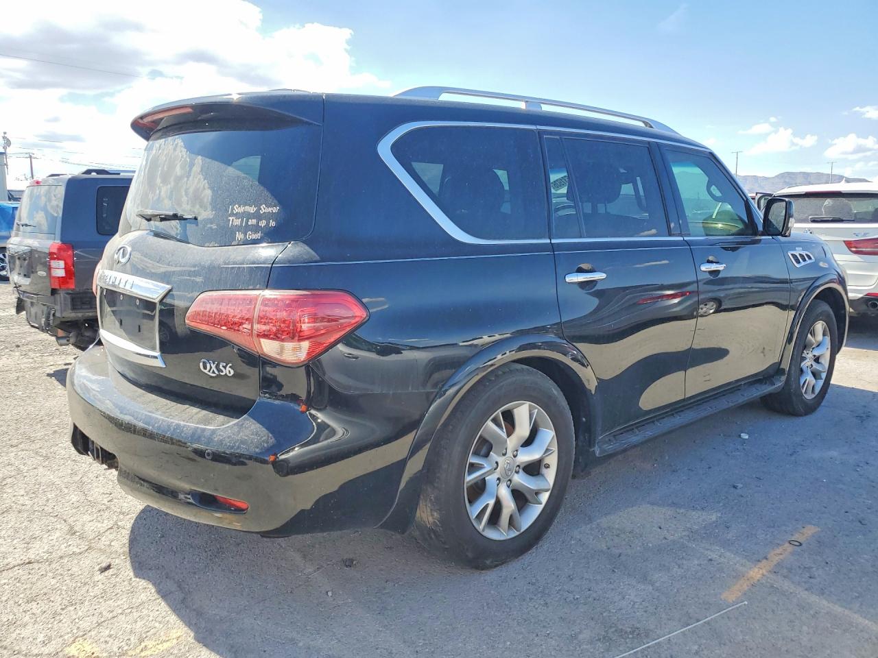 2012 Infiniti Qx56 Base Black vin: JN8AZ2NEXC9015183