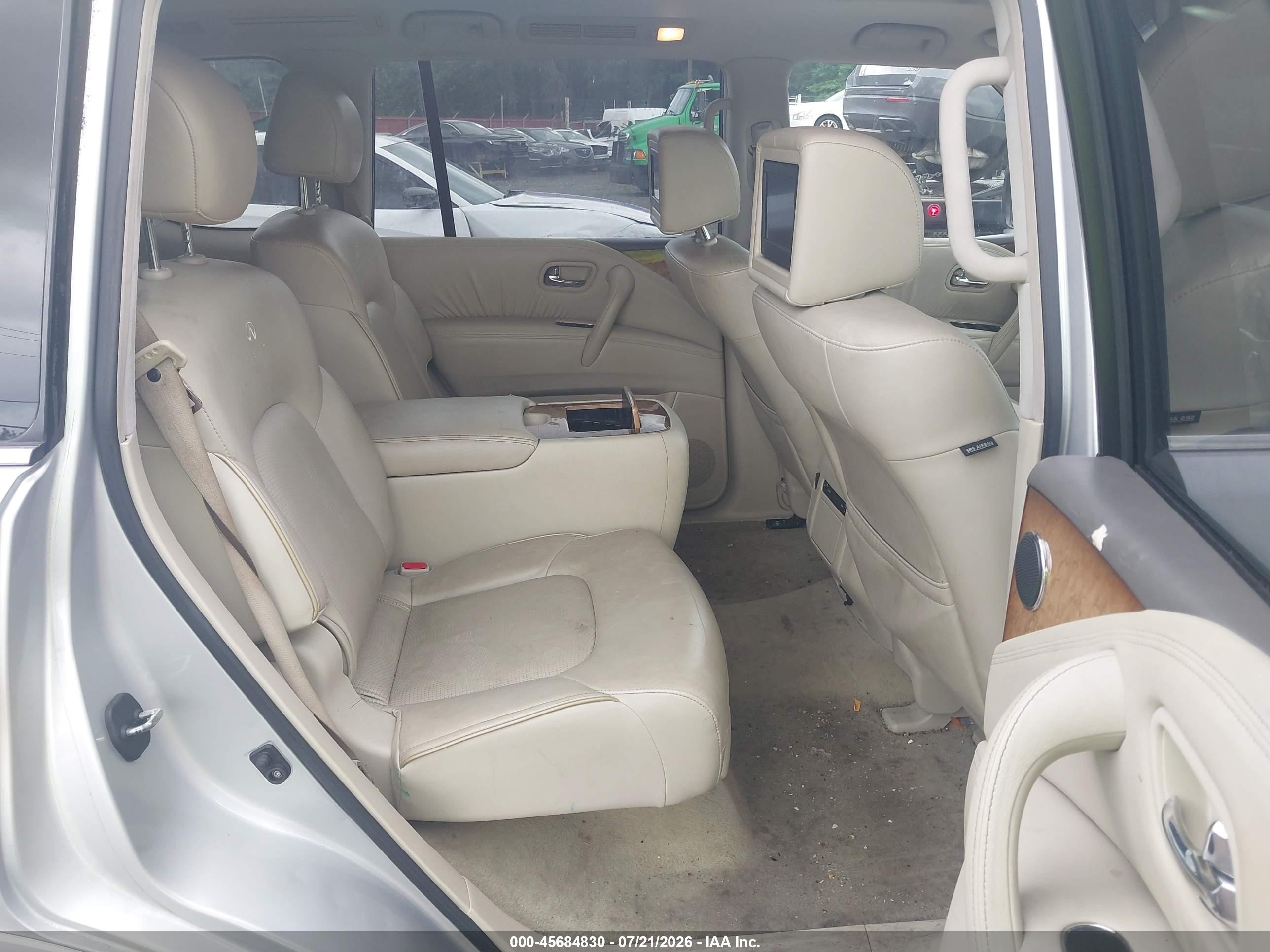 2012 Infiniti Qx56   Серый vin: JN8AZ2NEXC9015393