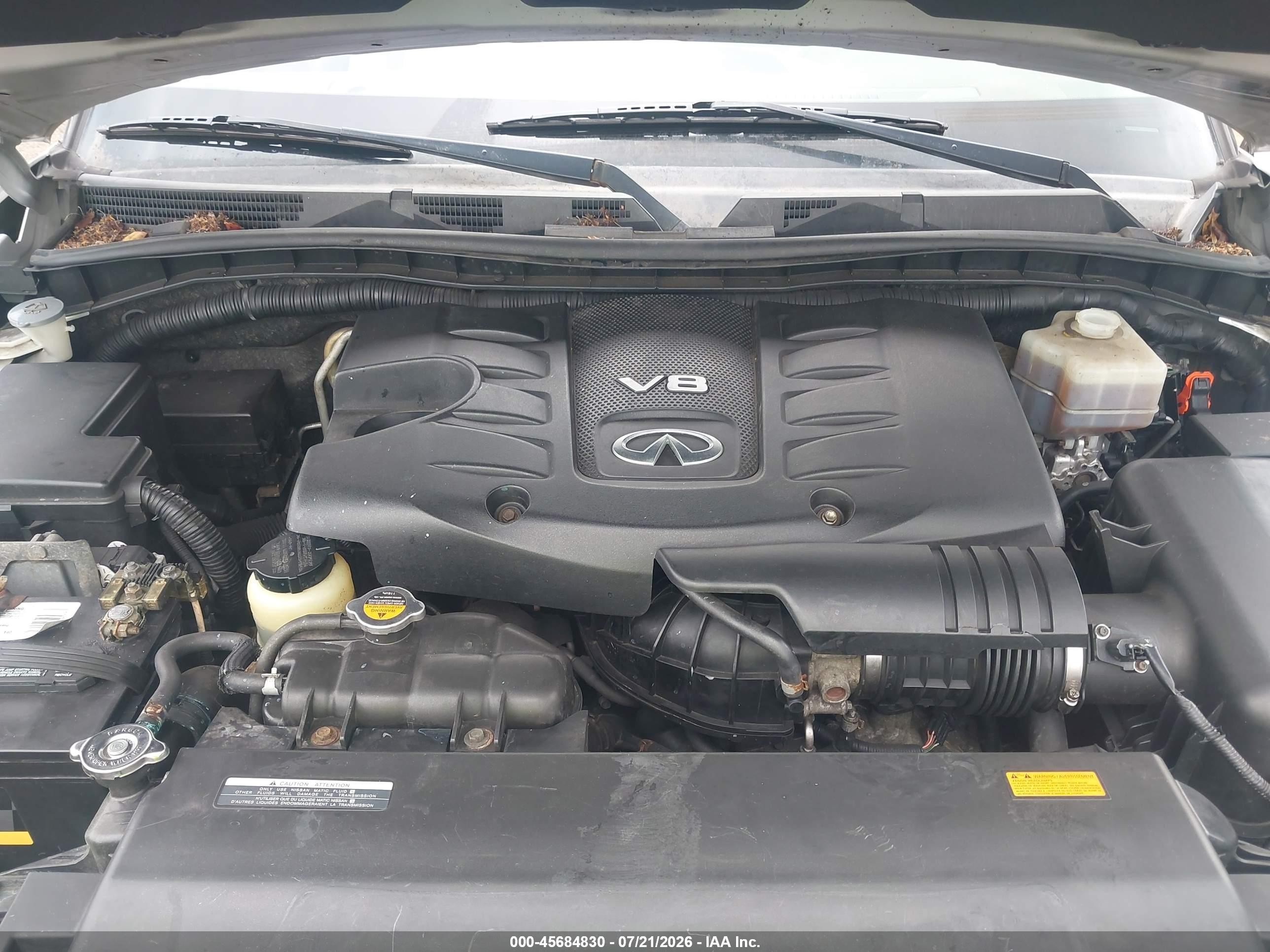 2012 Infiniti Qx56   Серый vin: JN8AZ2NEXC9015393
