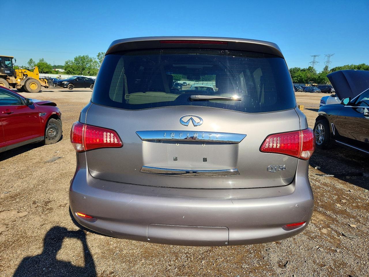 2012 Infiniti Qx56 Base Серый vin: JN8AZ2NEXC9017113
