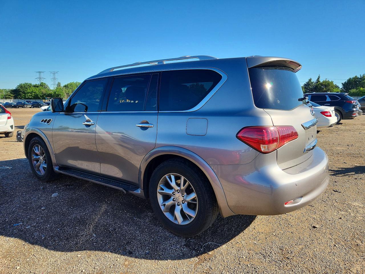 2012 Infiniti Qx56 Base Серый vin: JN8AZ2NEXC9017113