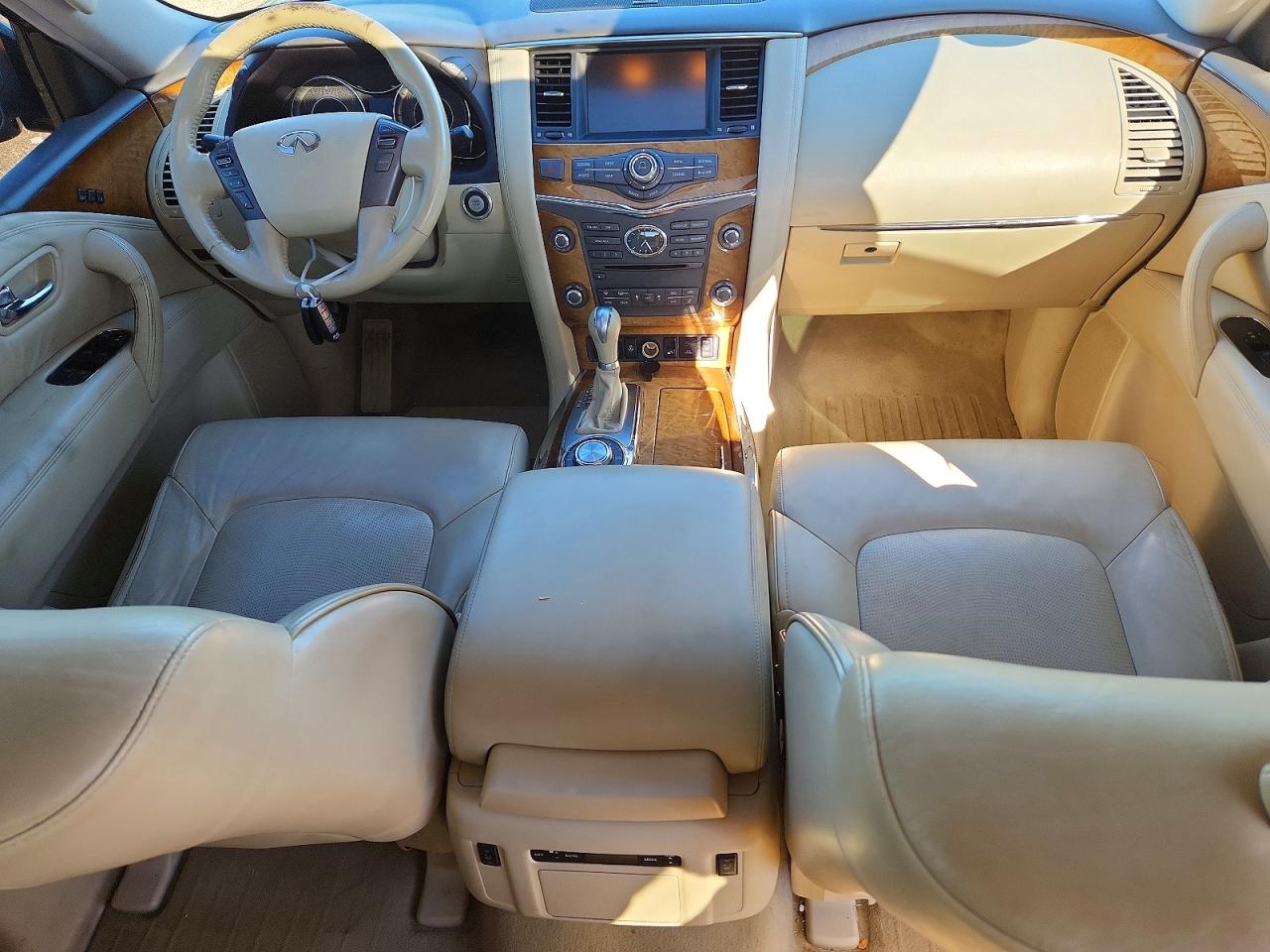 2012 Infiniti Qx56 Base Серый vin: JN8AZ2NEXC9017113